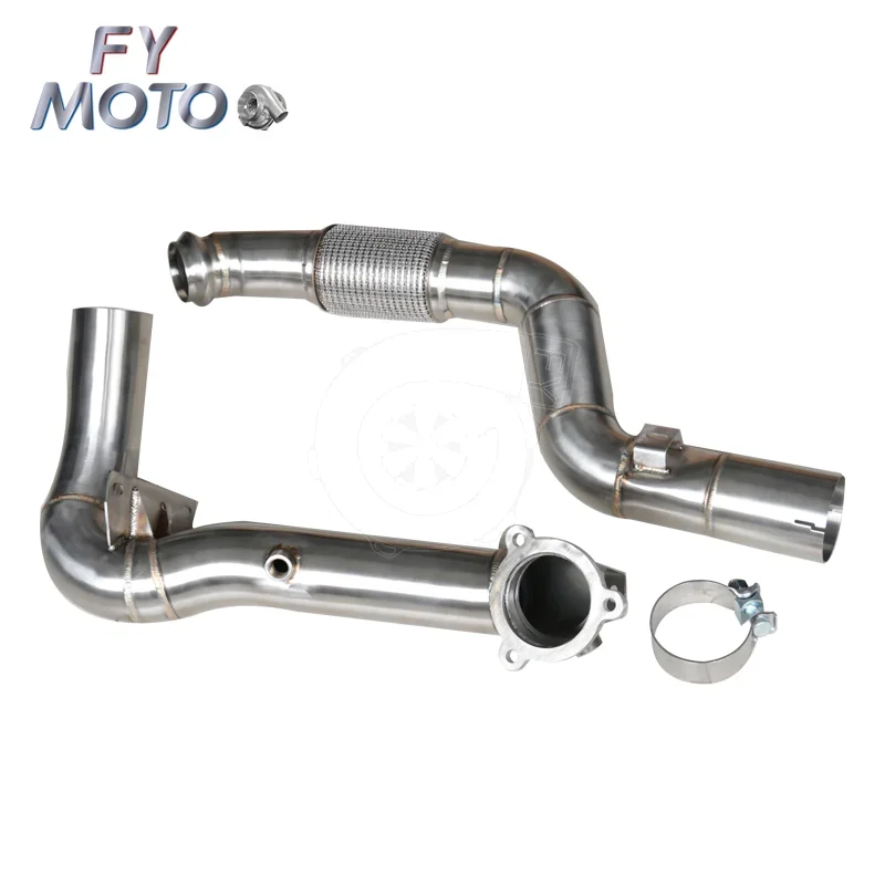 Exhaust catless Downpipe for Benz W176 C117 A180 A200 A250 CLA180 CLA200 CLA250 1.6T/2.0T 2013-2018