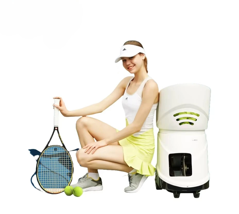 

Tennis Automatic Serving Machine Mobile Phone Remote Control Training Machine Trainer Portable External Battery