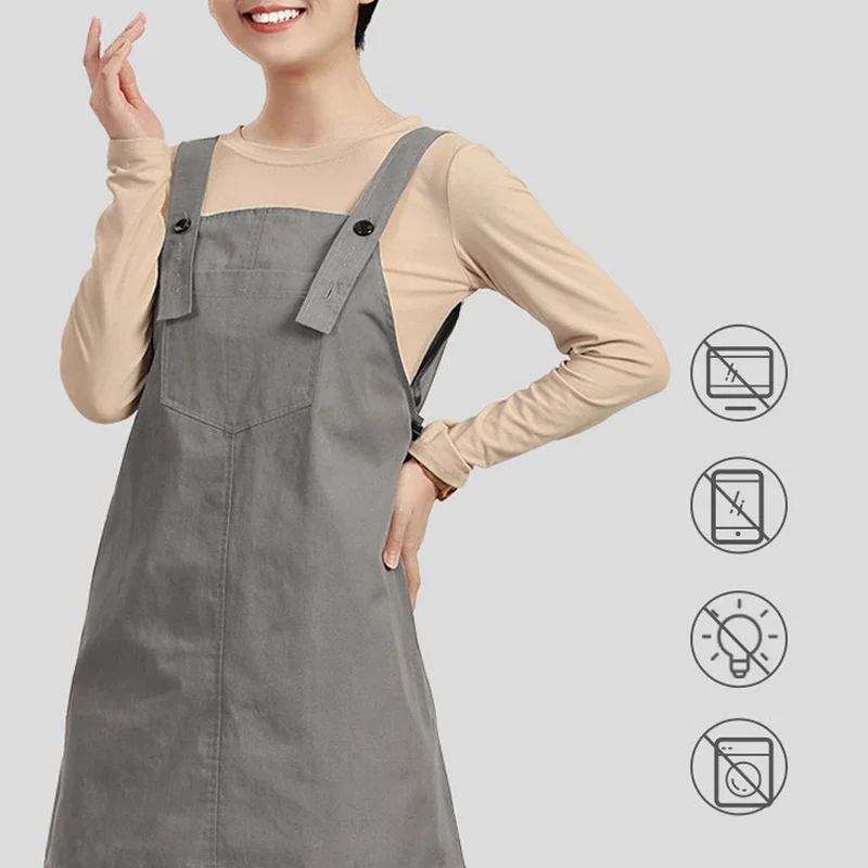 Radiation Protection Maternity Clothes For Pregnant Women Radiation Protection EMF Shielding Dress Lay Outwear Aprons