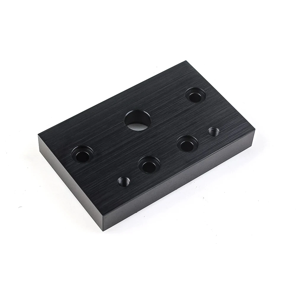 OpenBuilds C-Beam End Mount Aluminum Plate for NEMA23 Motor C-Beam Linear Rail Actuator CNC Machine 3D Printer