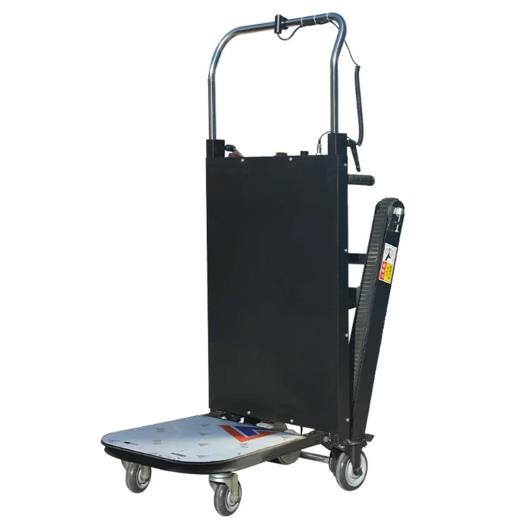 

Industrial Electric Stair Climber Platform Frame Two-Wheel Stainless Steel Heavy Duty Trolley Cart