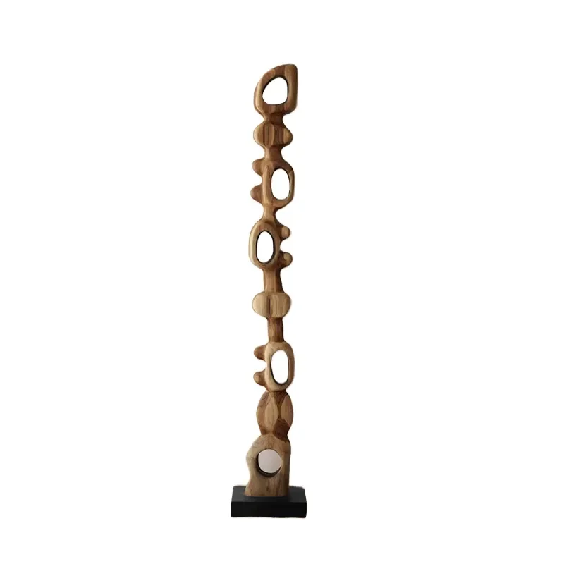 Furniture China Home Decoration Solid Wood Abstract Sculpture Decoration Villa Creative Decoration