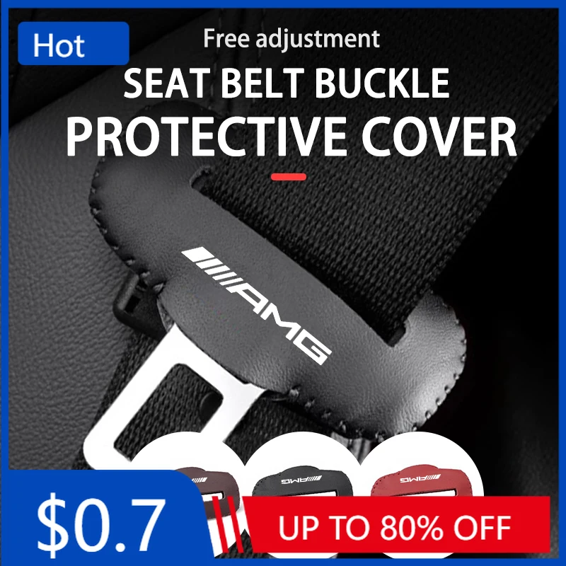 

Автомобильная наклейка для Mercedes Benz, 2 шт., автомобильный ремень безопасности, пряжка, защитная крышка от царапин AMG W204 W205 W203 W211 W201 W210 W108