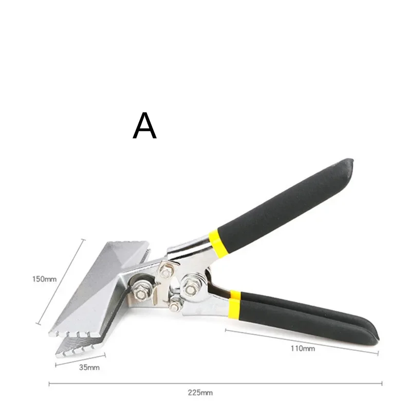 Sheet Metal Bending Pliers Hand Seamer Wide Jaw Straight 80mm/Elbow 80mm/Straight Tools for Welding Clamps Multifunctional