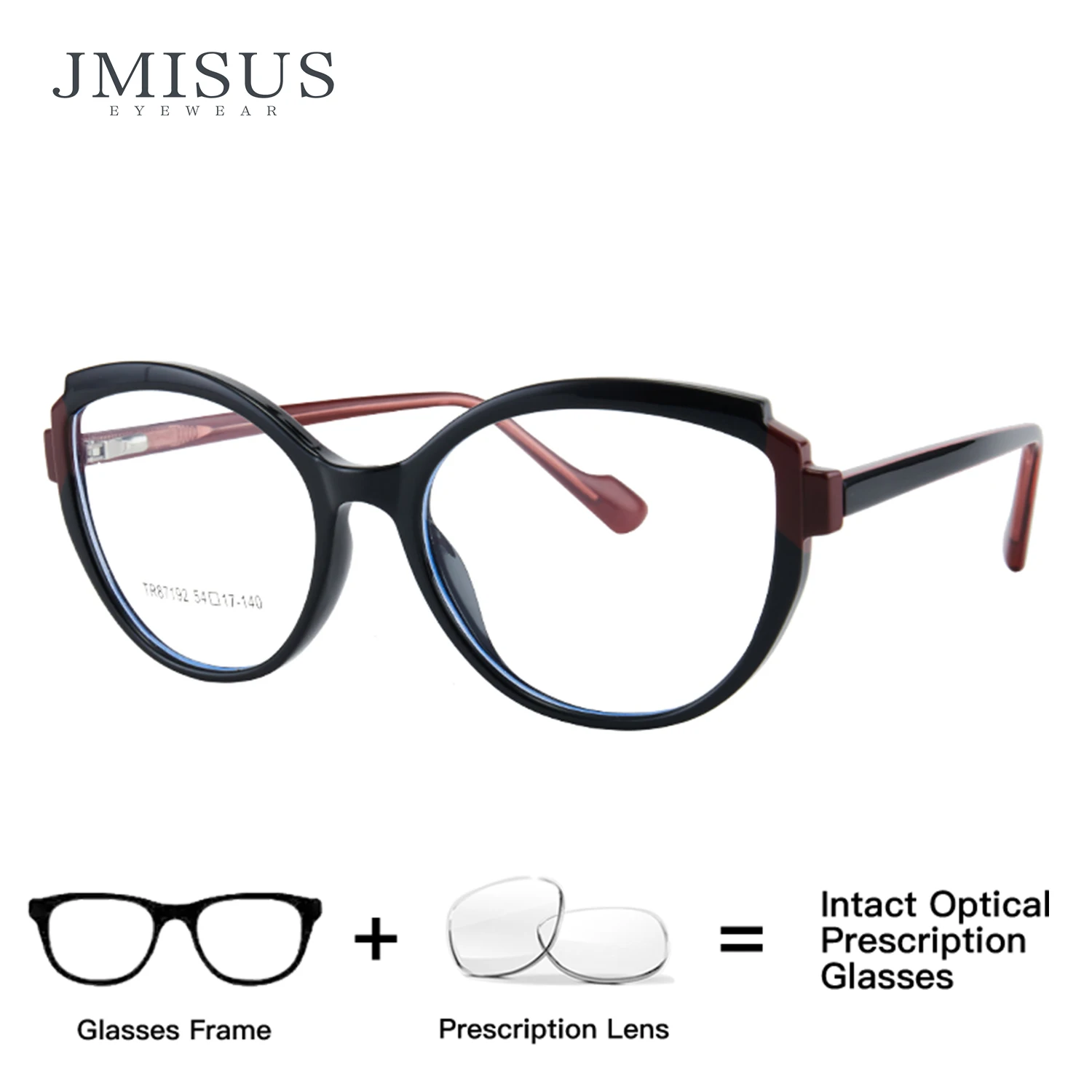 jmisus-ファッション-キャットアイ-処方箋メガネ-バタフライ調光近視用光学眼鏡-女性用