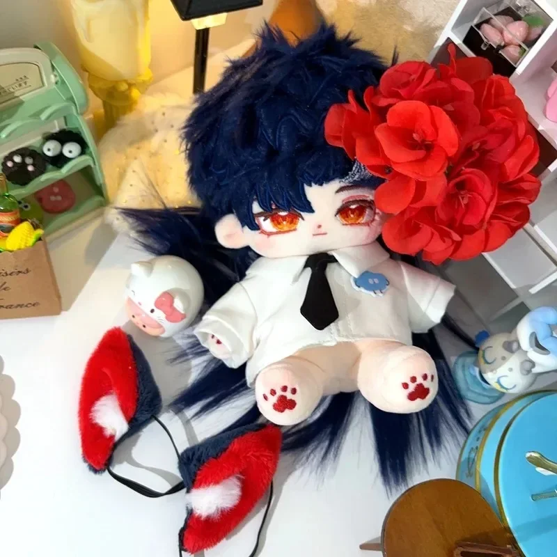 Honkai Star Rail Peluche de dibujos animados con cuerpo de esqueleto, nuevo juego de Blade, regalo encantador de Cosplay para niño guapo, 20cm