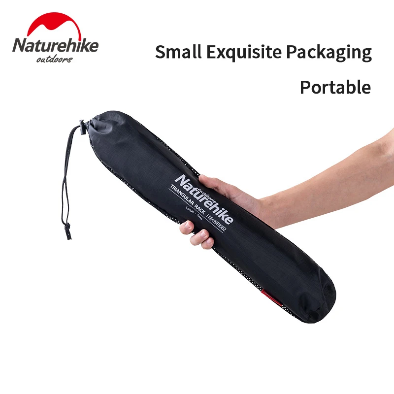 Naturehike Aluminum Alloy Rack Outdoor Camping Maximum 8kg Load-Bearing Tripod Clothes Cookware Storage Rack