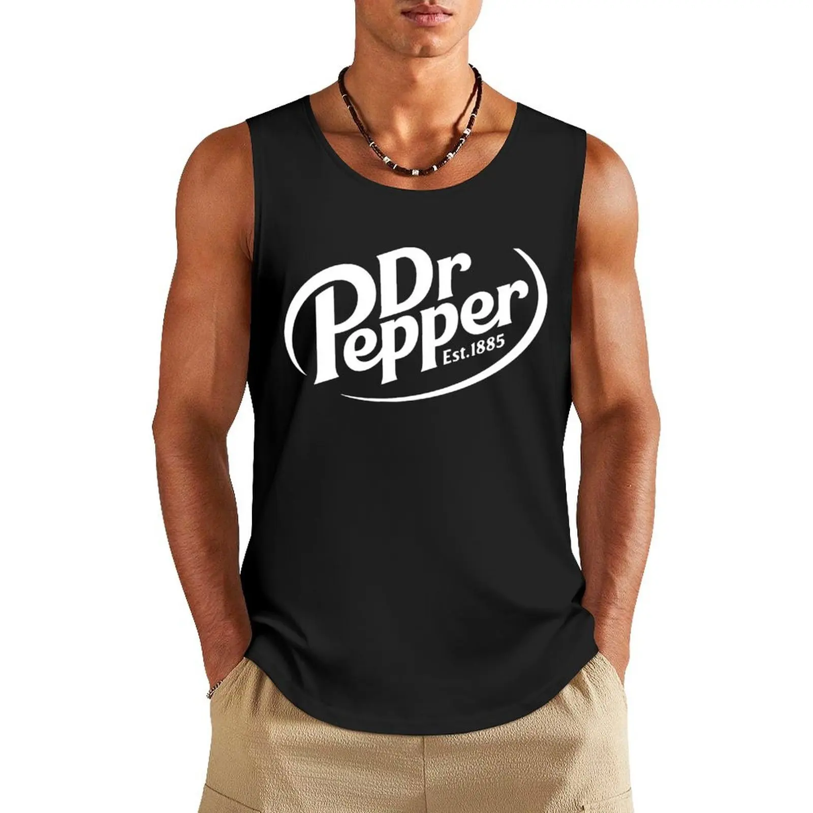 

Dr Pepper Soda Tank Top t shirt gym Men sleeveless tee Men's summer t-shirt