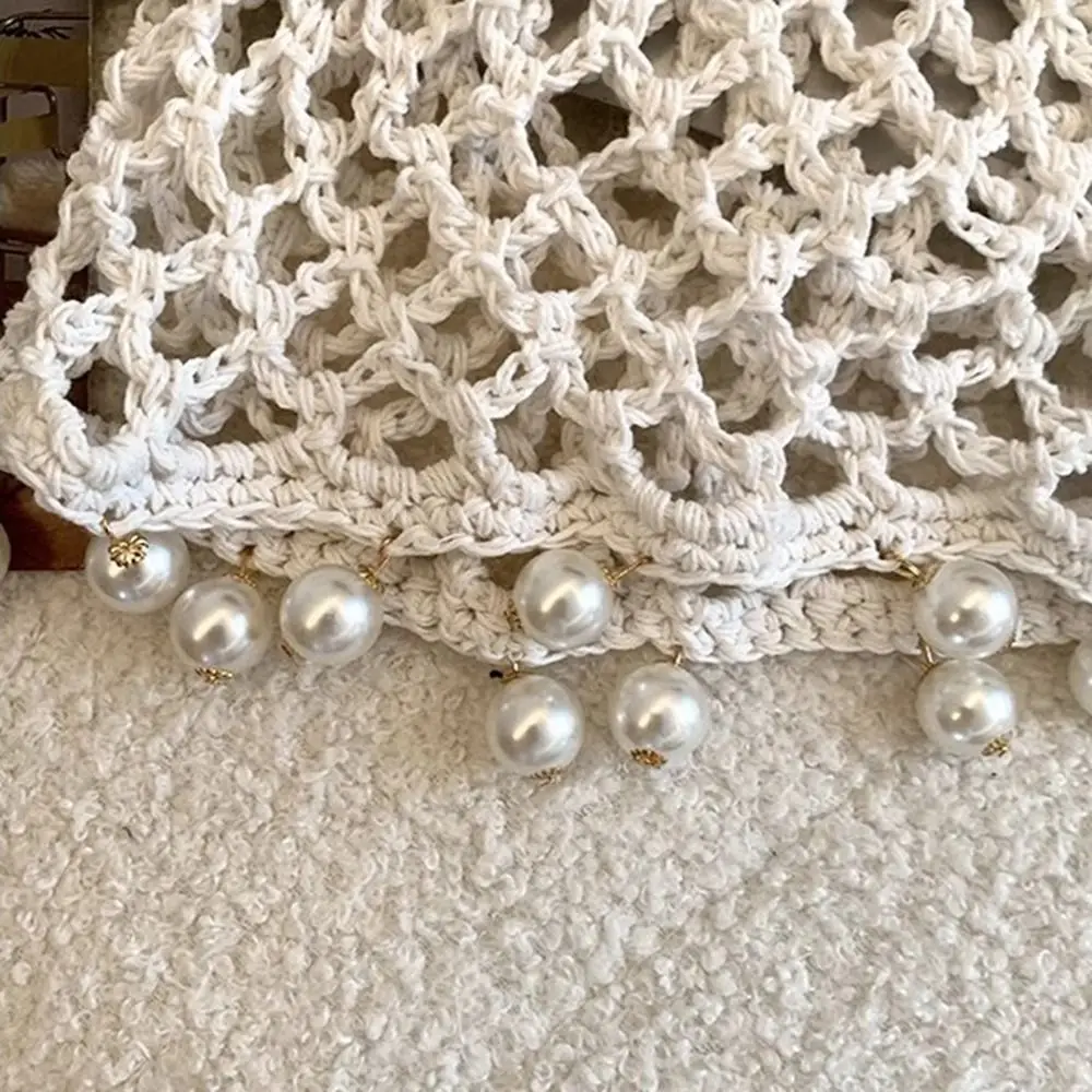 لطيف الخرز المستديرة الكروشيه شرابات جوفاء محبوك قبعة البوهيمي نمط الجوف خارج متماسكة بيني نسج قبعة العرقية نمط قبعة في الهواء الطلق #4