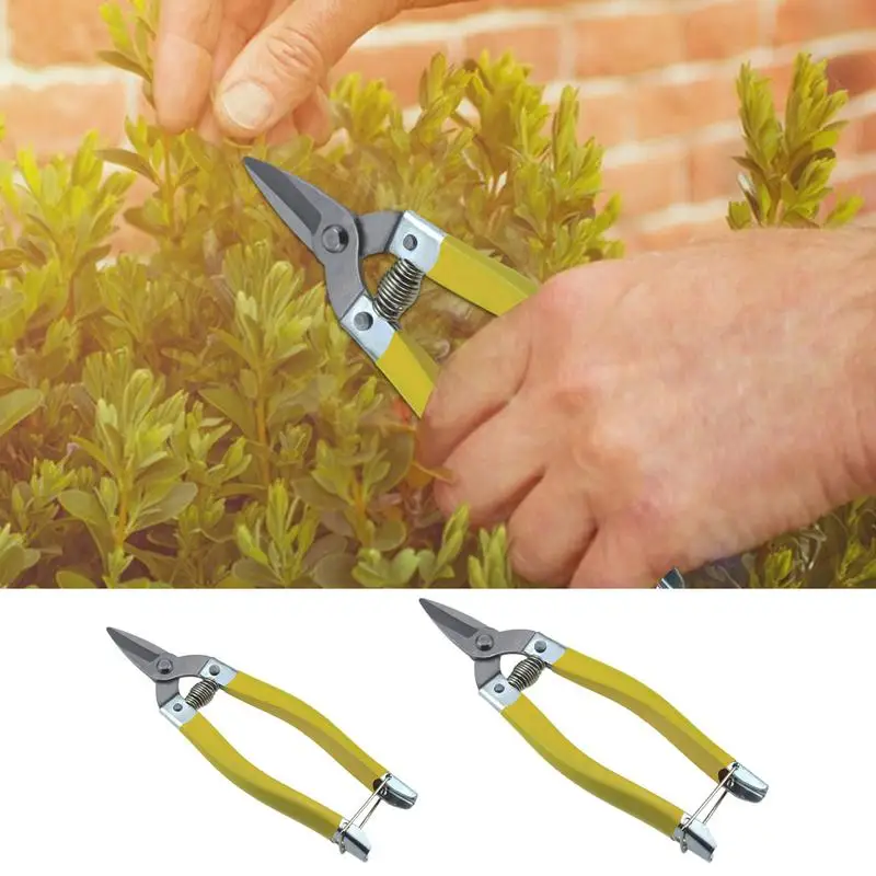 

Bypass Tree Trimmer Stainless Steel Fruit Shears Fruit Picking Shears Gardening Scissors Pruning Shears With Non-slip Handle