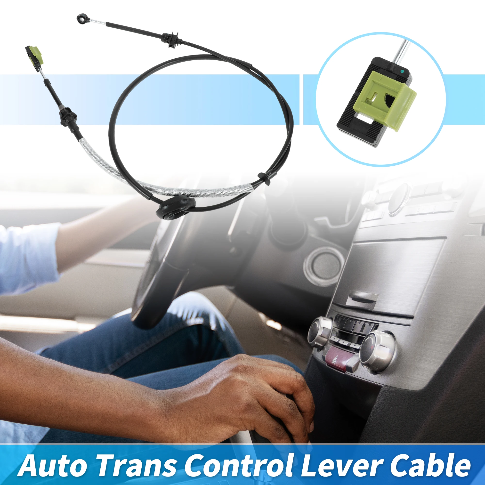 

UXCELL No.YC2Z-7E395-AC Auto Tran Gear Shifter Cable for Ford Econoline E150 E250 E350