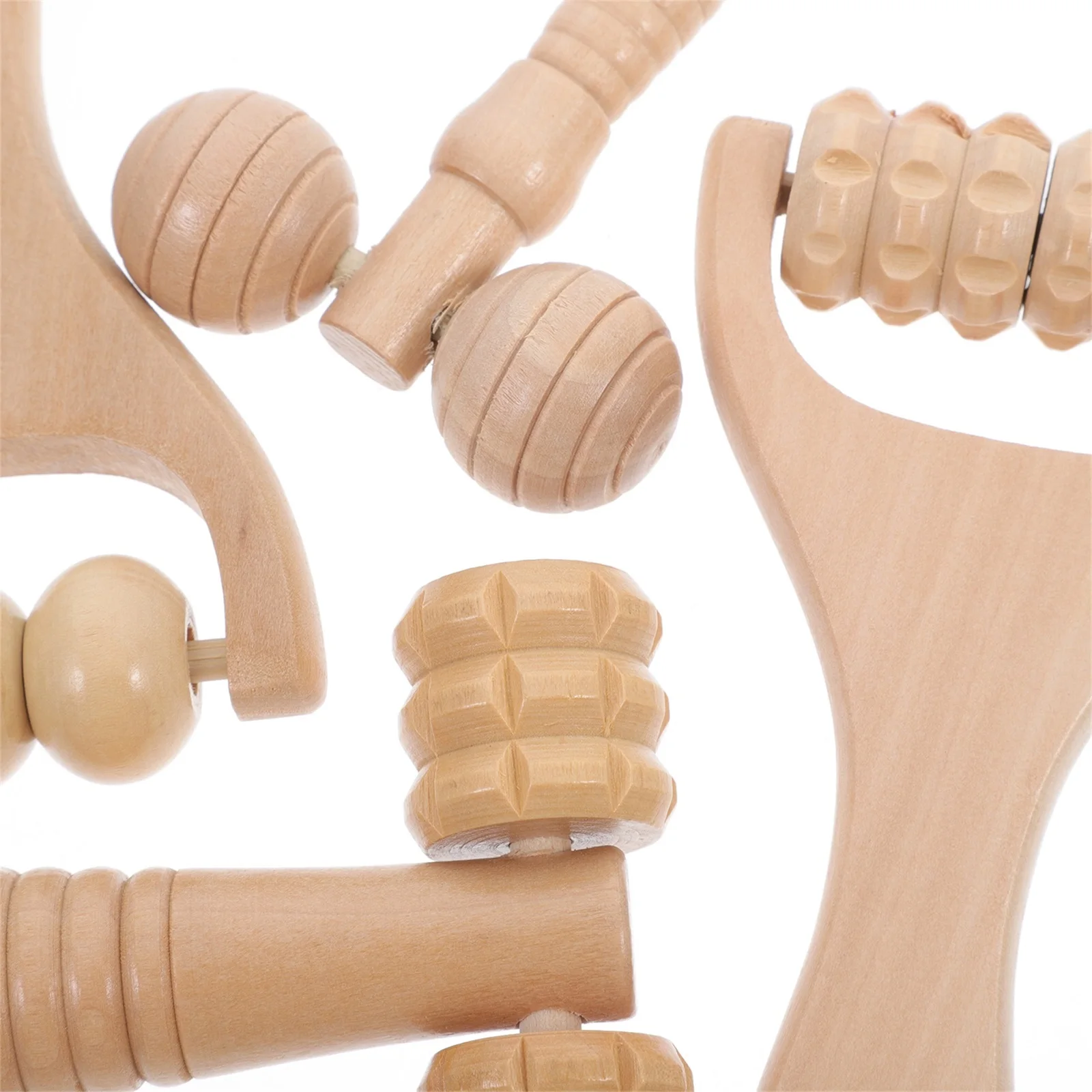 

4 Pcs Massage Supply Compact Shoulder Massager Manual Tool Tools Neck Foot Massagers Ergonomic