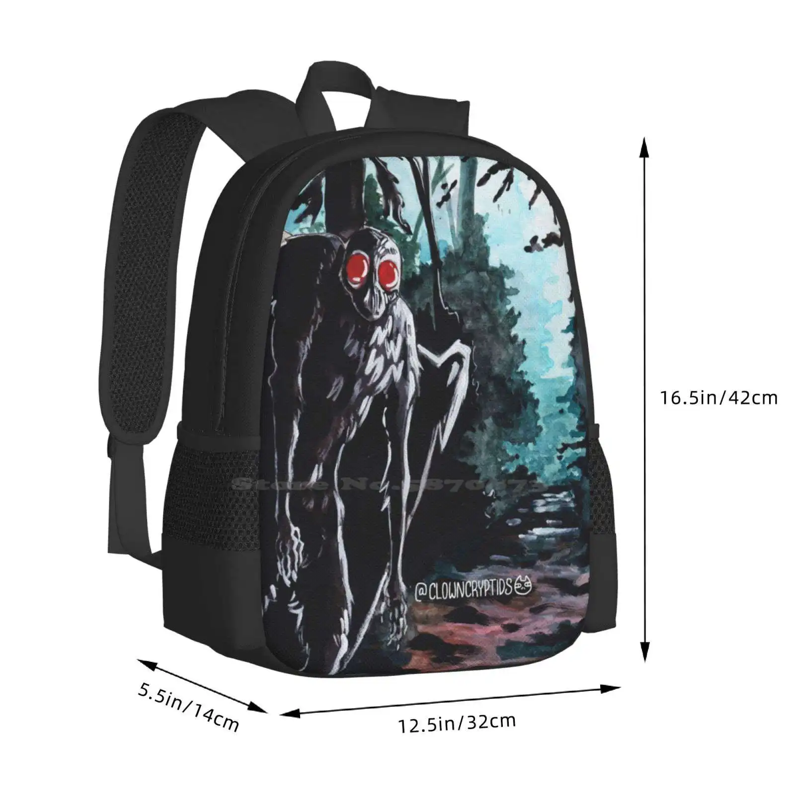 Mothman-mochila de grande capacidade para laptop, mochila escolar para laptop