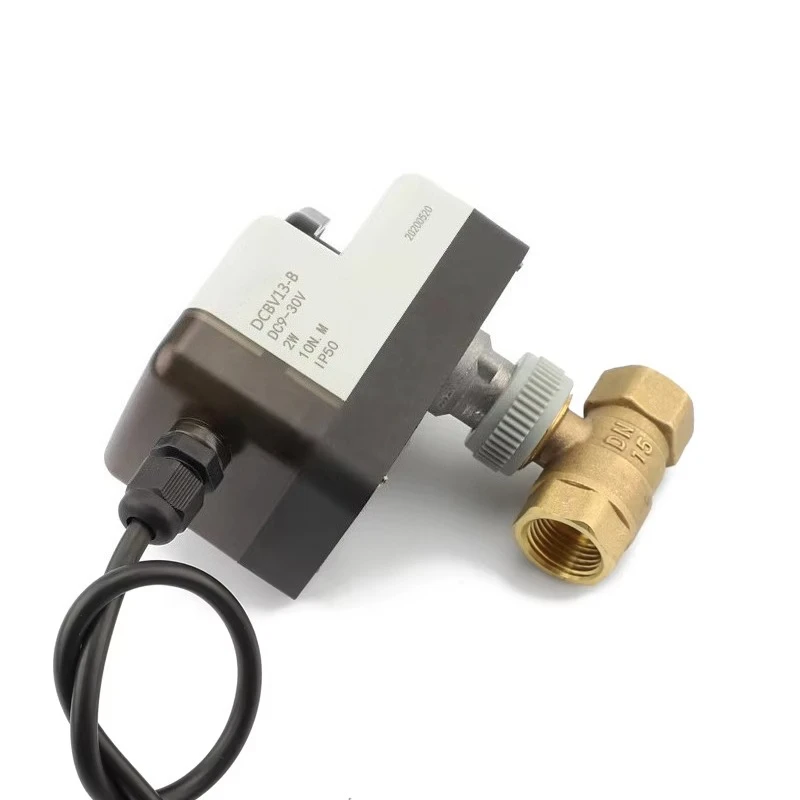 DN15 DN20 DN25 DN32 DN40 Brass Manual Switch Electric Ball Valve 220V 12V 24v Three-way Electric Ball Valve