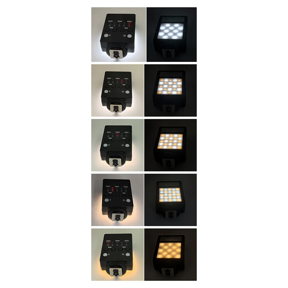 

2025+Mini 2in1 LED Fill Light + Speedlite Bi-Color Adjustable 2500-6500K for Most Camera