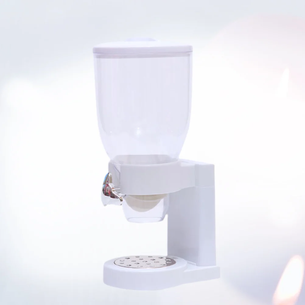 

1Pcs Food Sealed Container White Break-Resistant Cereal Dispenser Kitchen Storage Grain Organizer Snack Storage