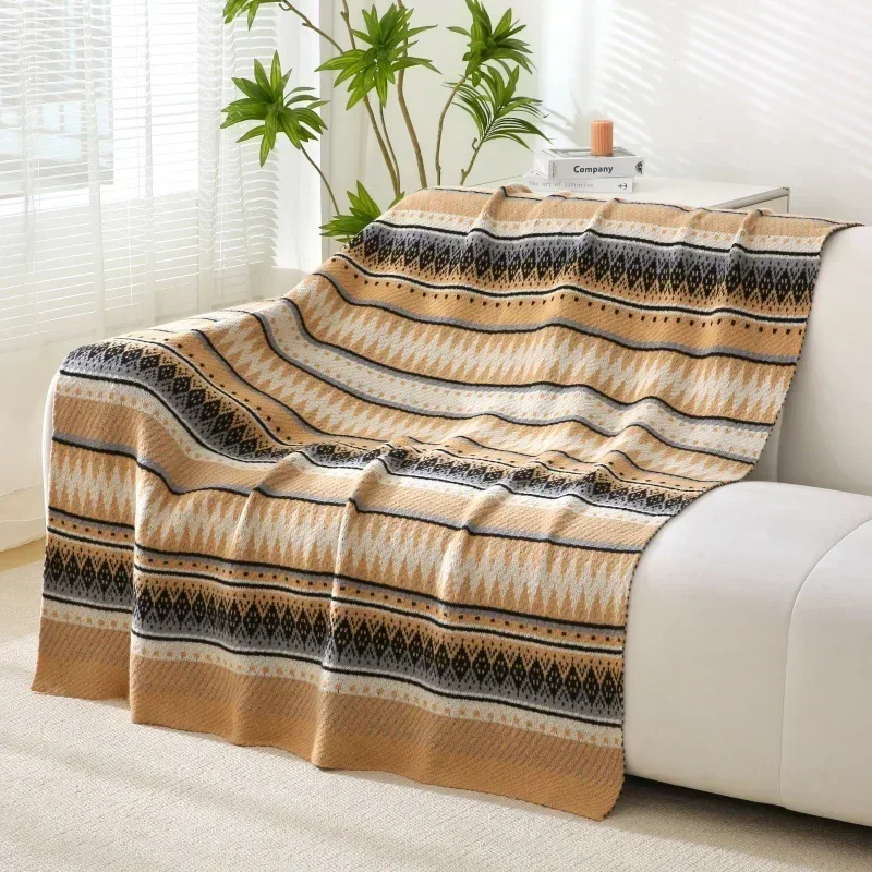 nordic-colorful-stripes-throw-blanket-retro-hotel-bed-end-towel-boho-decoration-cover-knitted-sofa-blanket-soft-warm-shawl