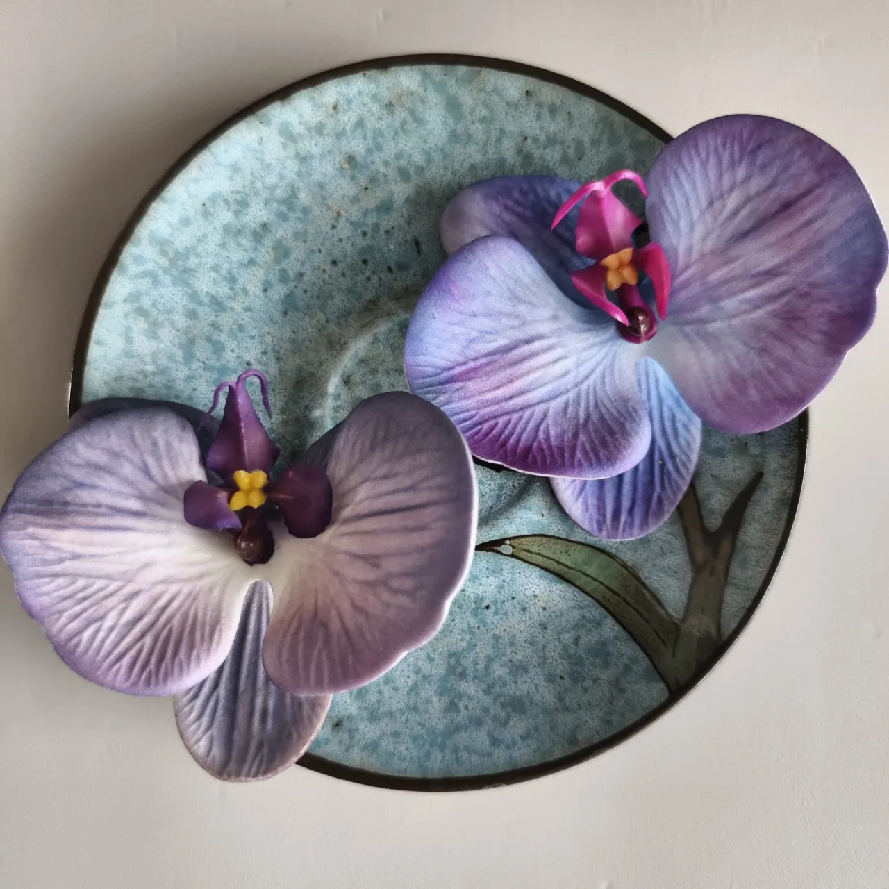 30Pc Artificial Silicone Cotton Butterfly Orchid Flower Diy Gift Box Decor Fake Flowers Wedding Souvenir Decoration Party Layout