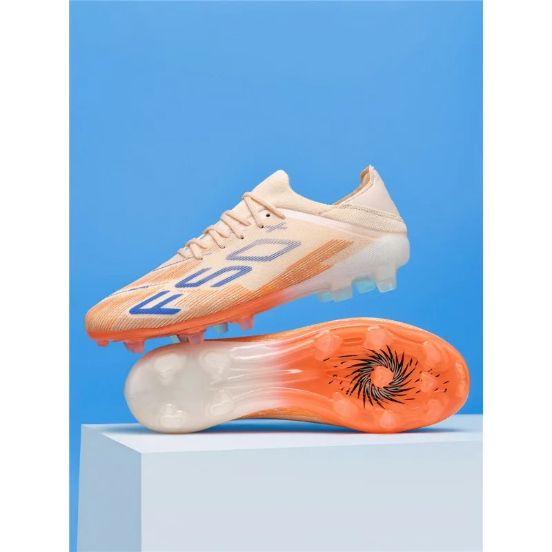 

Men Football Boots Non-Slip High-quality Soccer Shoes Grass Cleats High-top Futsal Sneakers Match Indoor Hot-selling Outdoor