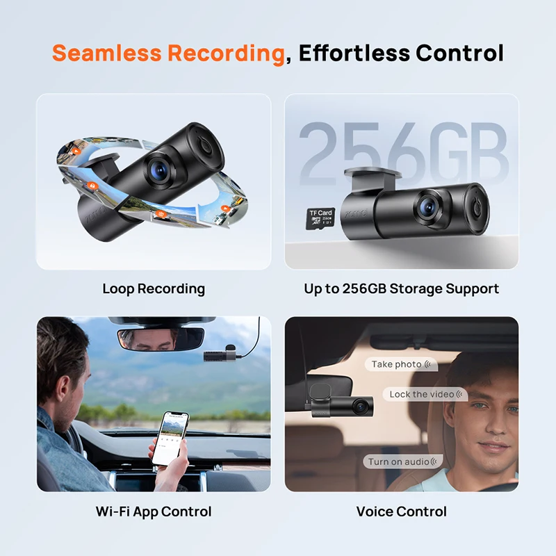 70mai Smart Dash Cam 3 M200 Sprachsteuerung 1080P 130FOV Wifi 70mai Auto DVR Auto Recorder Auto Recorder wifi Park Monitori