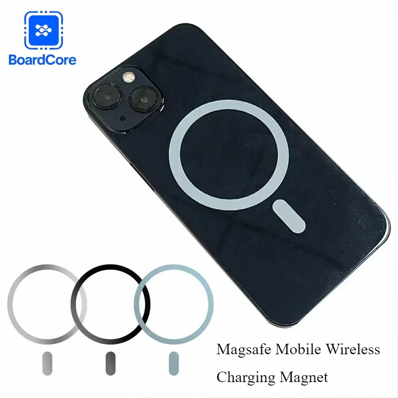 

2/5PCS Magsafe Mobile Wireless Charging Magnetic Attraction Sheet Ultra-thin Circular Magnetic Guide Ring