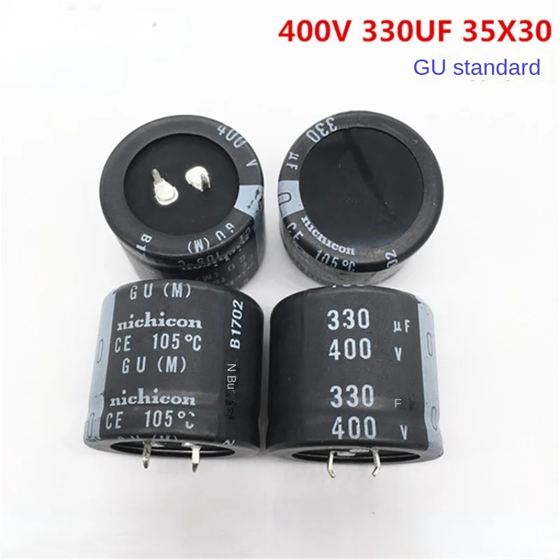 （1PCS）400V330UF 35X30 Nikon electrolytic capacitor 330UF 400V 35 * 30 GU 105 degrees