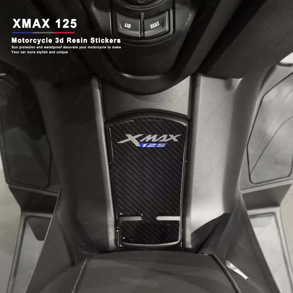 

3D gel Resin decals Motorcycle fuel tank pad Protectors Sticker Waterproof Scratch-Resistant for Yamaha Xmax 125 2023