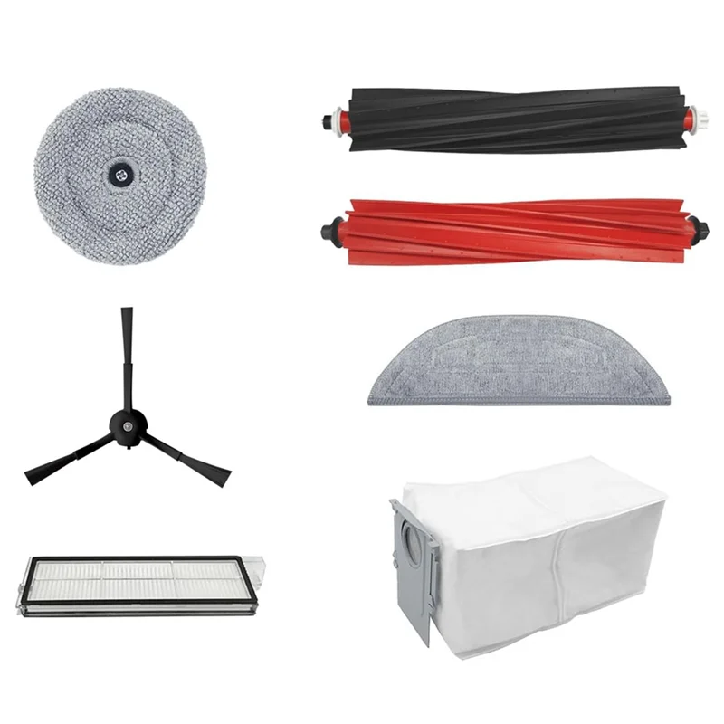 

ABRW-Accessories For Roborock S8 Maxv Ultra Robot Vacuum Cleaner Replacement Parts Main Side Brush Hepa Filter Mop Bags