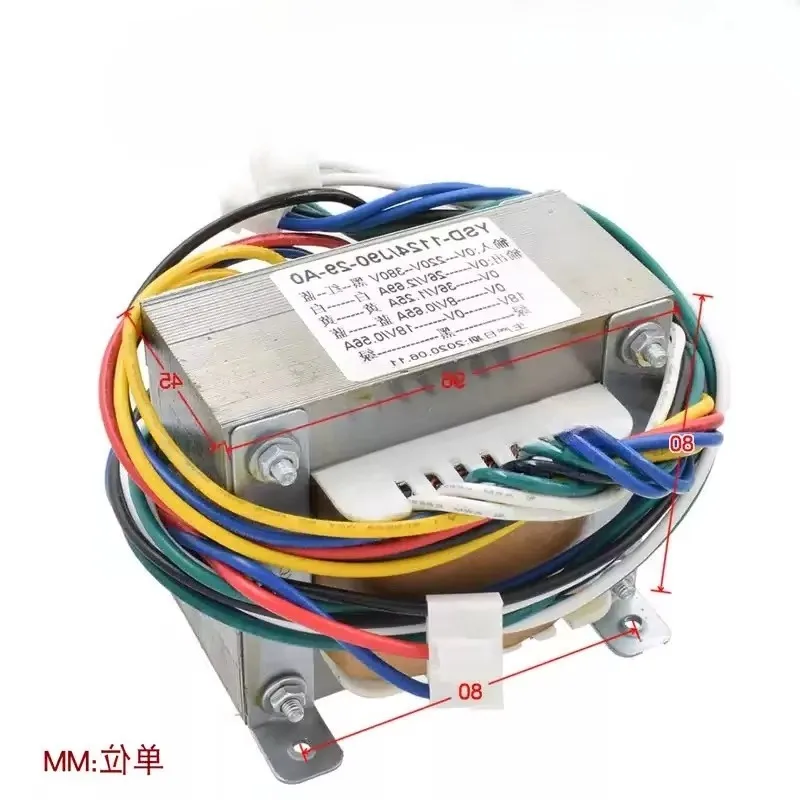 1pcs Gas shielded welding control transformer Input 380v 220v 0V Output 36V 26V Double 18V 8V