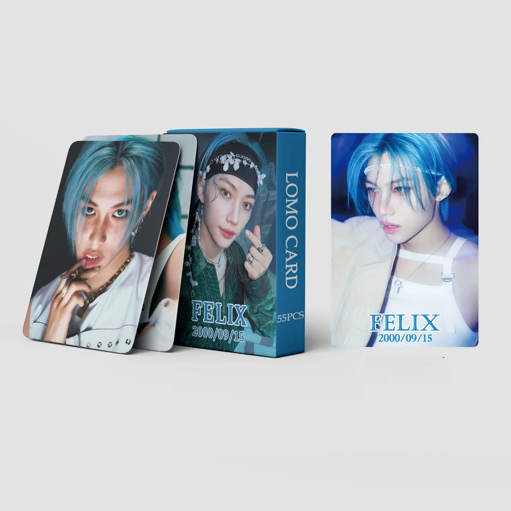 XIURAN SK Felix Álbum Lomo Card, K-pop Photocards, Série Cartões Postais, 55 pcs