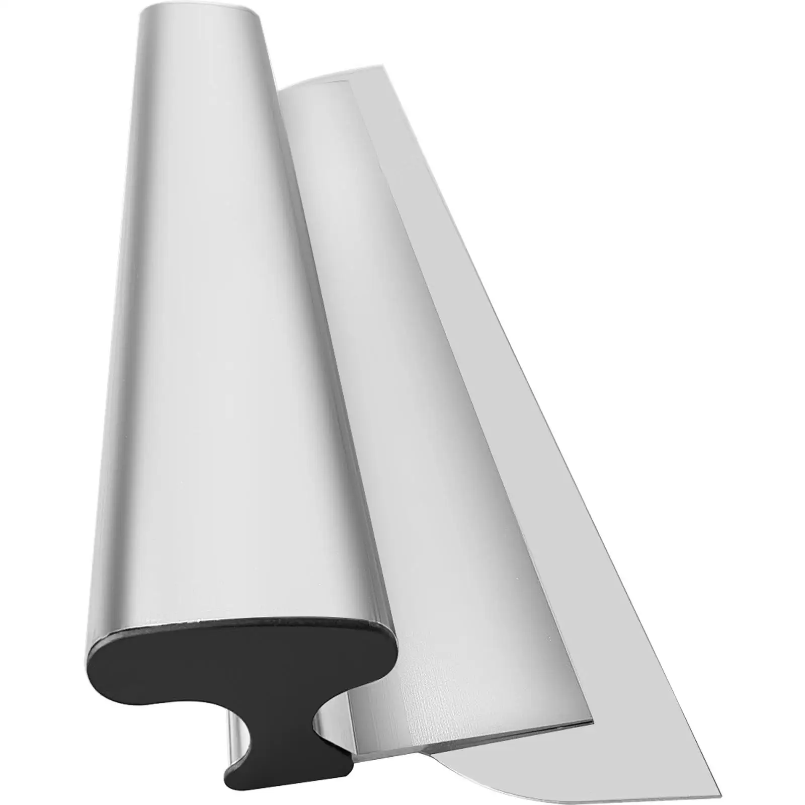 24 Inch Skimming Blade Smoothing Knife Stainless Steel Aluminum Profile Drywall Knockdown Spatula for Wall Board Plastering Construction