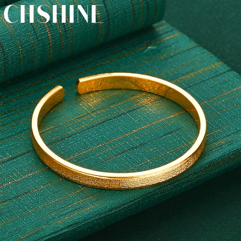Original Designer 925 Sterling Silver 18K Gold Bracelets Bangle For Women Jewelry Fashion Party Wedding Holiday Gifts