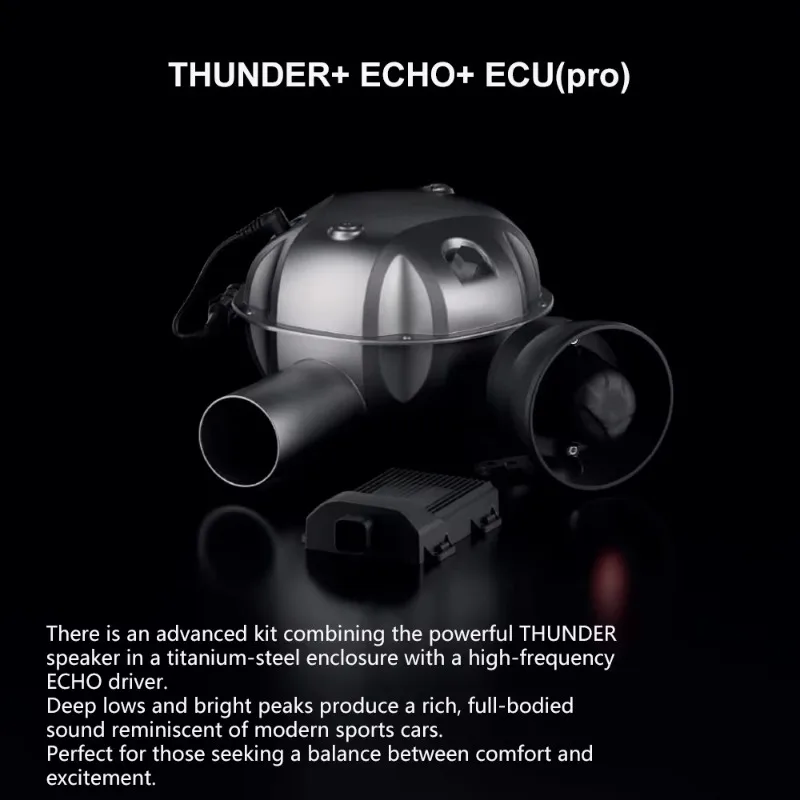 New Design Exhaust System Car Speakers Drums Smartphone Controller THOR Electronic Exhaust Sound System for Universal Cars