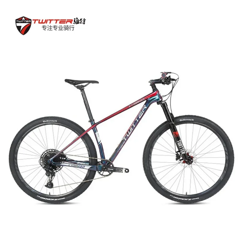 TWITTER STORM2.0 M6100-12S Hydraulic disc brakes XC-Class Carbon Mountain Bike 27.5/29in"bicicletas велосипед мужской bicycle image 3