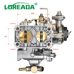 Weber 32/36 DGV DGEV DGAV Electric Choke Carburetor For Toyota Pickup 20R 22R Nissan Datsun 510 610 620 Mazda B2200 EMPI Holley