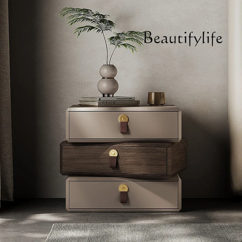 

LJYCute Senior Nightstand Glamour Unique Classic Storage Night Table Modern Luxury Mesitas De Noches Dormitorio Bedroom Furnitur