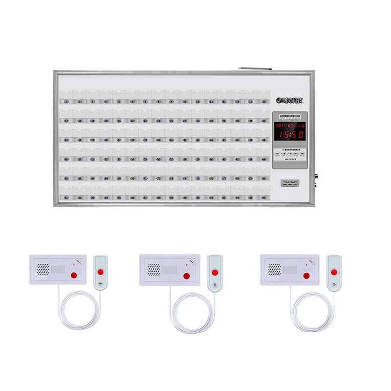 JIANTAO JT-3296 30W Multi-Level Care Wired Intercom Nursing Calling System Caregiver for Hospital Clinic Nursing Home