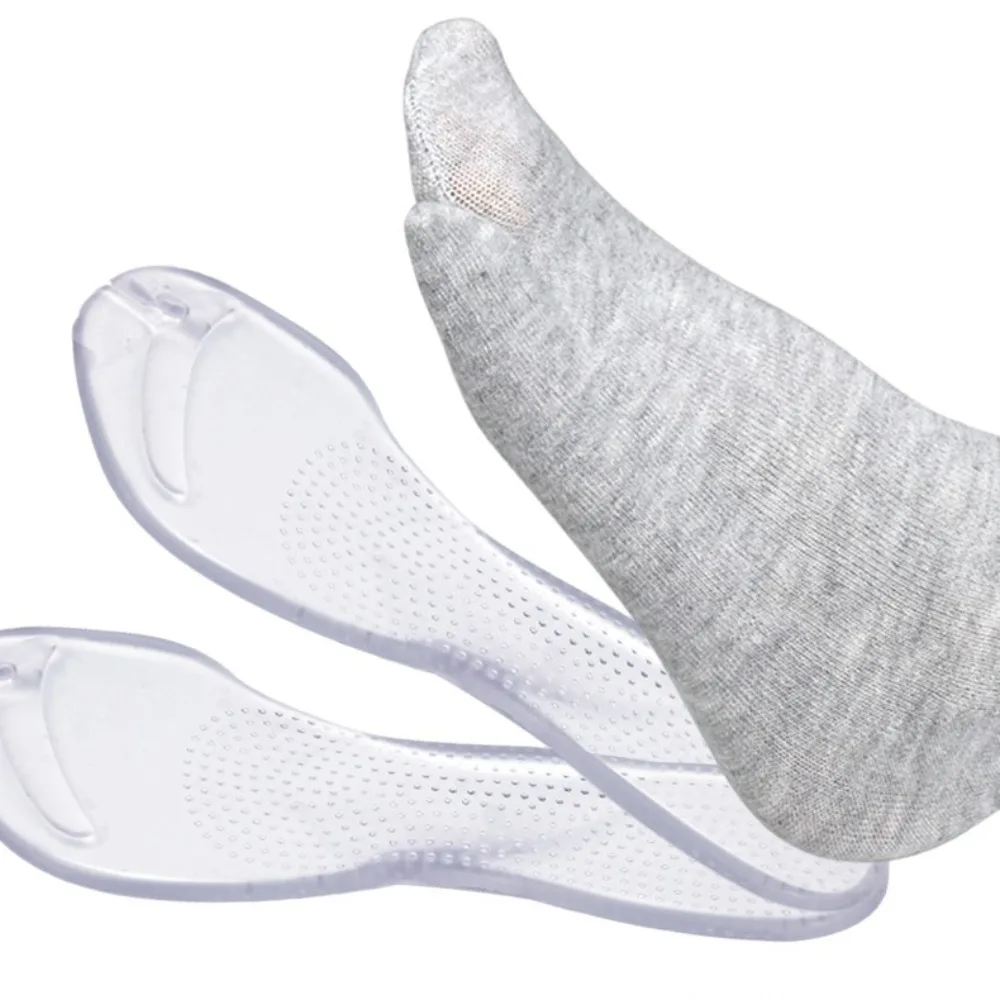 Almohadillas de Gel autoadhesivas para chanclas, antideslizantes, a prueba de golpes, protectores de dedos de los pies, absorbentes del sudor, 1 par