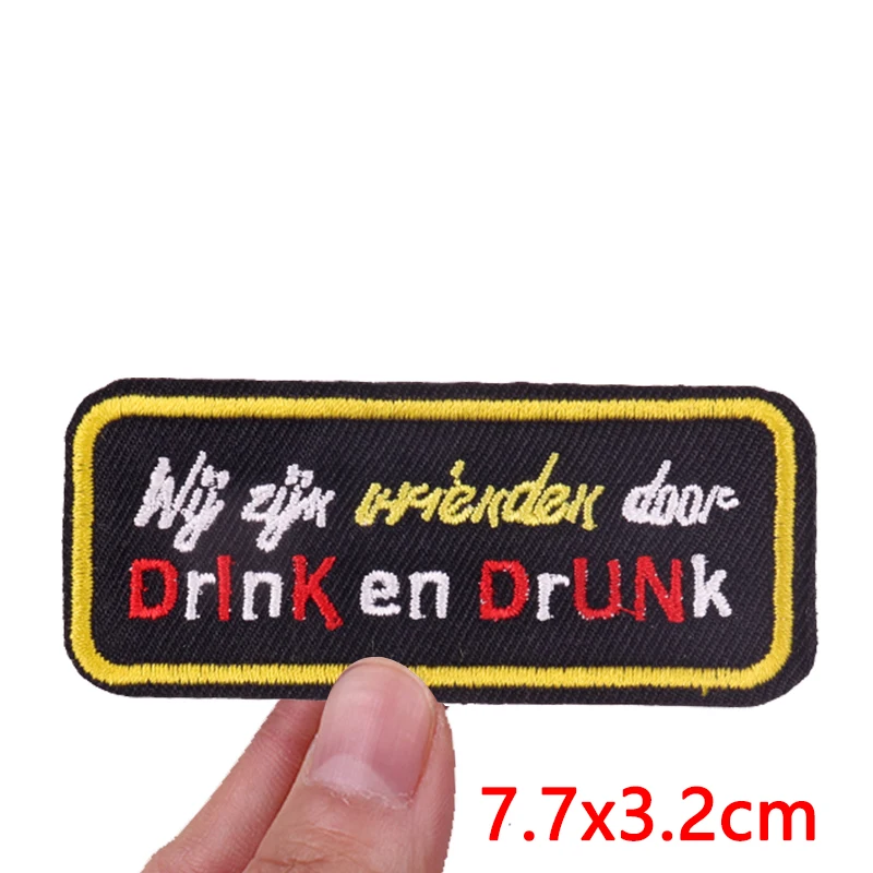 2026 NIEUW Nederlands Oeteldonk embleem geborduurde patches DIY strijk-op patches voor kleding Nederlands carnaval kikker patch badges