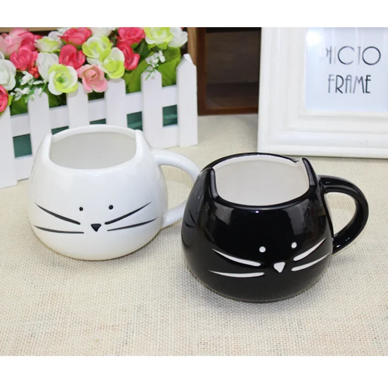 جديد لطيف القط القدح الحيوان أكواب الحليب أكواب أصلية ومضحكة للتخلي عن كوب شاي غير عادي من القهوة درينكوير هدية شخصية بار