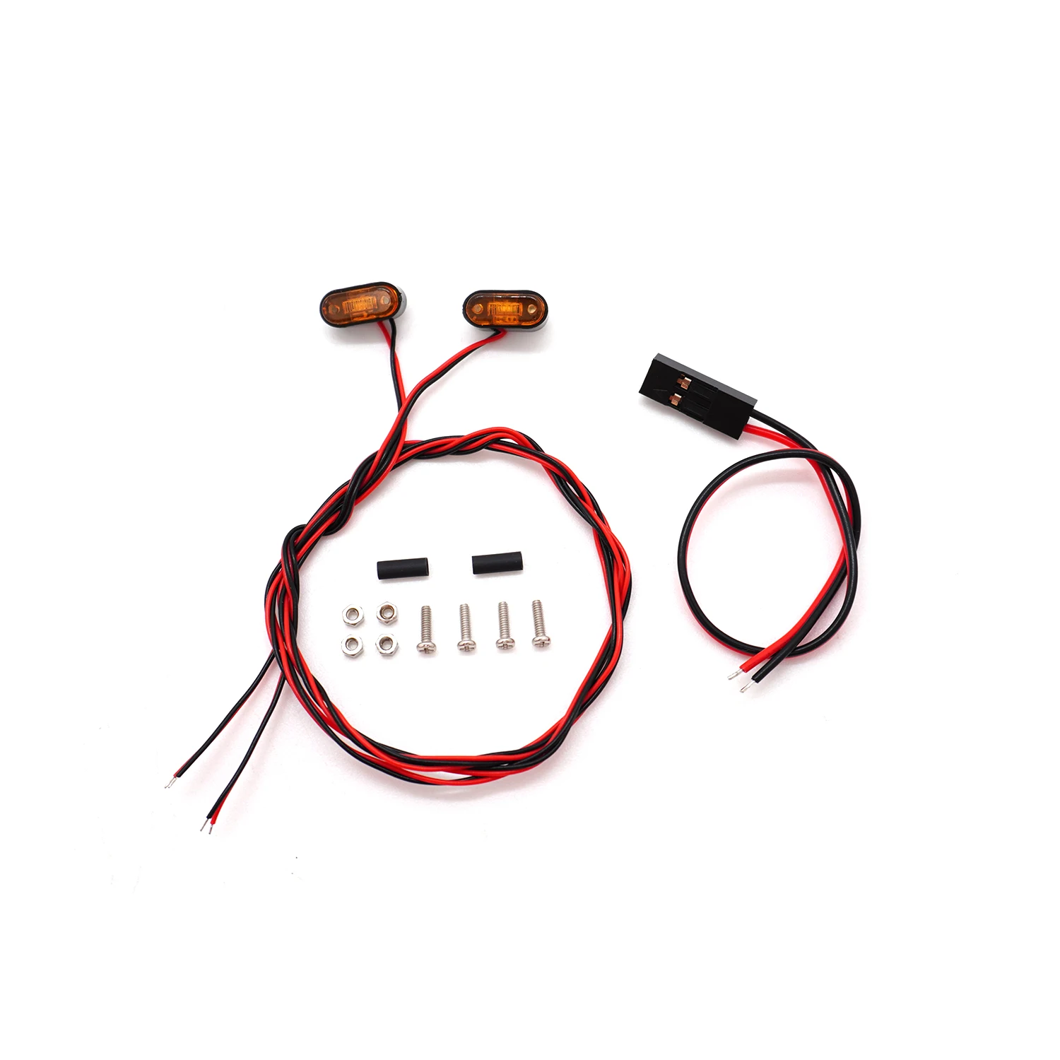 Plastic RC auto LED lampje 8*8mm 11*5mm - Waarschuwings- & profiellicht voor 1/14 Tamiya TRX4 Defender Bronco SCX10 RC kiepwagen onderdelen