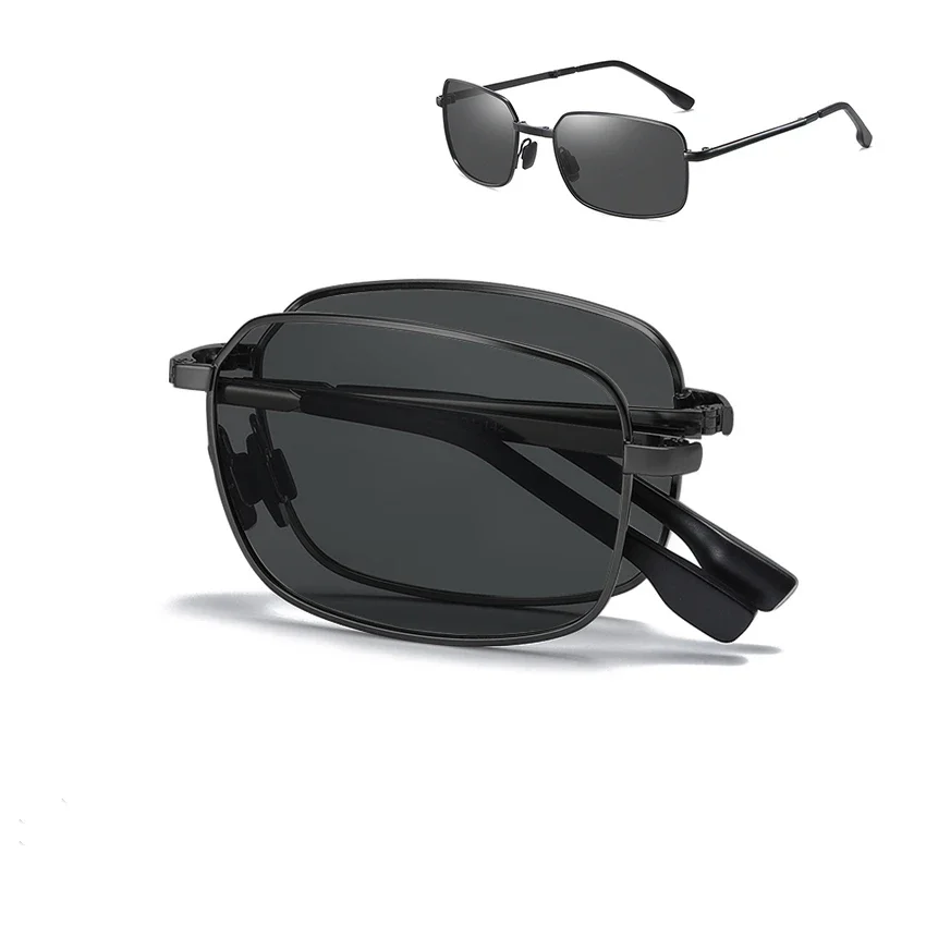 UV400 Polarisierte Sonnenbrille Mann Tragbare Faltbare Runde Rahmen Schatten Windschutzscheibe Vermeiden Fliegende Insekten Fahrrad Zubehör Brillen