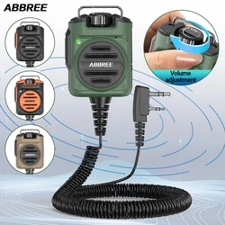 Micrófono altavoz ABBREE AR-158 recargable para walkie Baofeng UV-5R