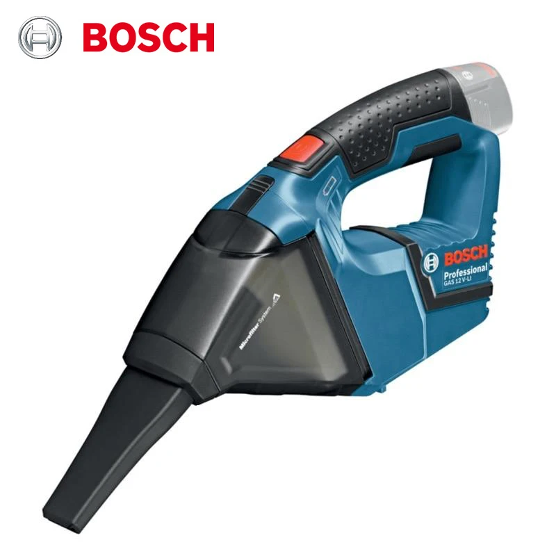 BOSCH GAS12V-LI Vacuum Cleaner Rechargeable 12V Household Car Cordless Vacuum Woodworking Metal Processing Cleaners Handheld