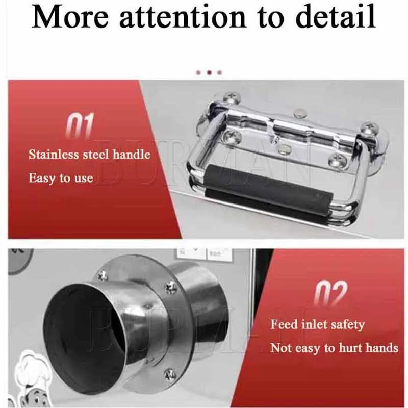 220V Commercial Vegetable Slicer Cutting Scallions Celery Into Sections Stainless Steel Multifunctional Slicer view 4