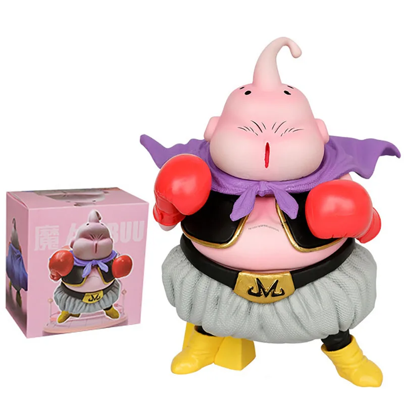 Boxy Buu Dragon Ball Z figura de acción Majin Buu estatuilla Manga DBZ Boo Figuras 14cm Anime GK estatua modelo muñeca juguetes regalo para niños