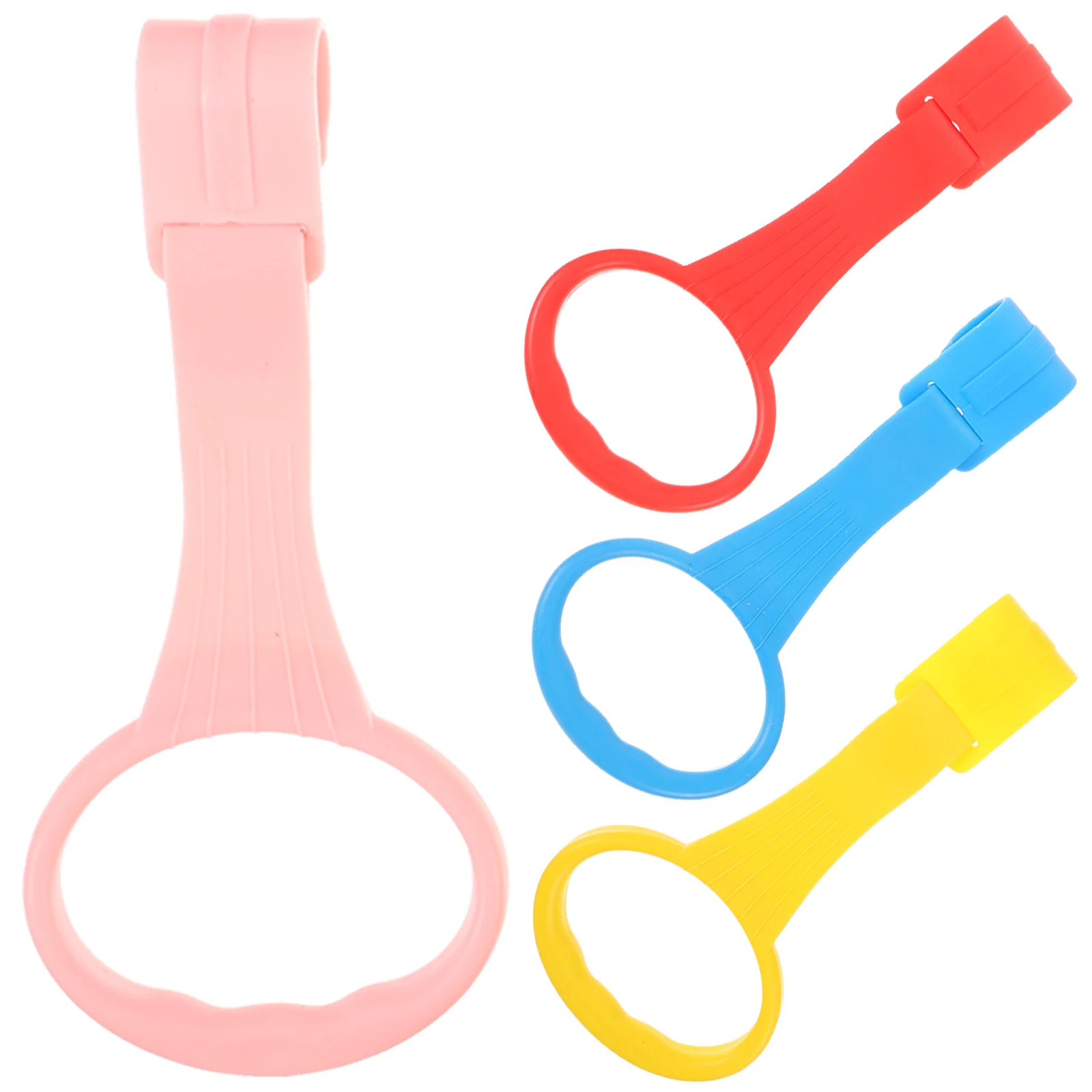 4 قطع من حلقات سحب سرير الأطفال الرضع أدوات تدريب الوقوف سهلة التركيب وخفيفة الوزن أثناء السفر تستخدم حلقة سرير الأطفال الصغار #5