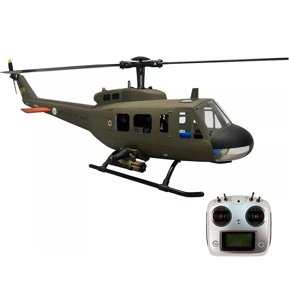 

ROBAN 470 Class UH-1D 2.4G 8CH GPS Stabilized Scale Flybarless RC Helicopter RTF With X2 Flight Controller