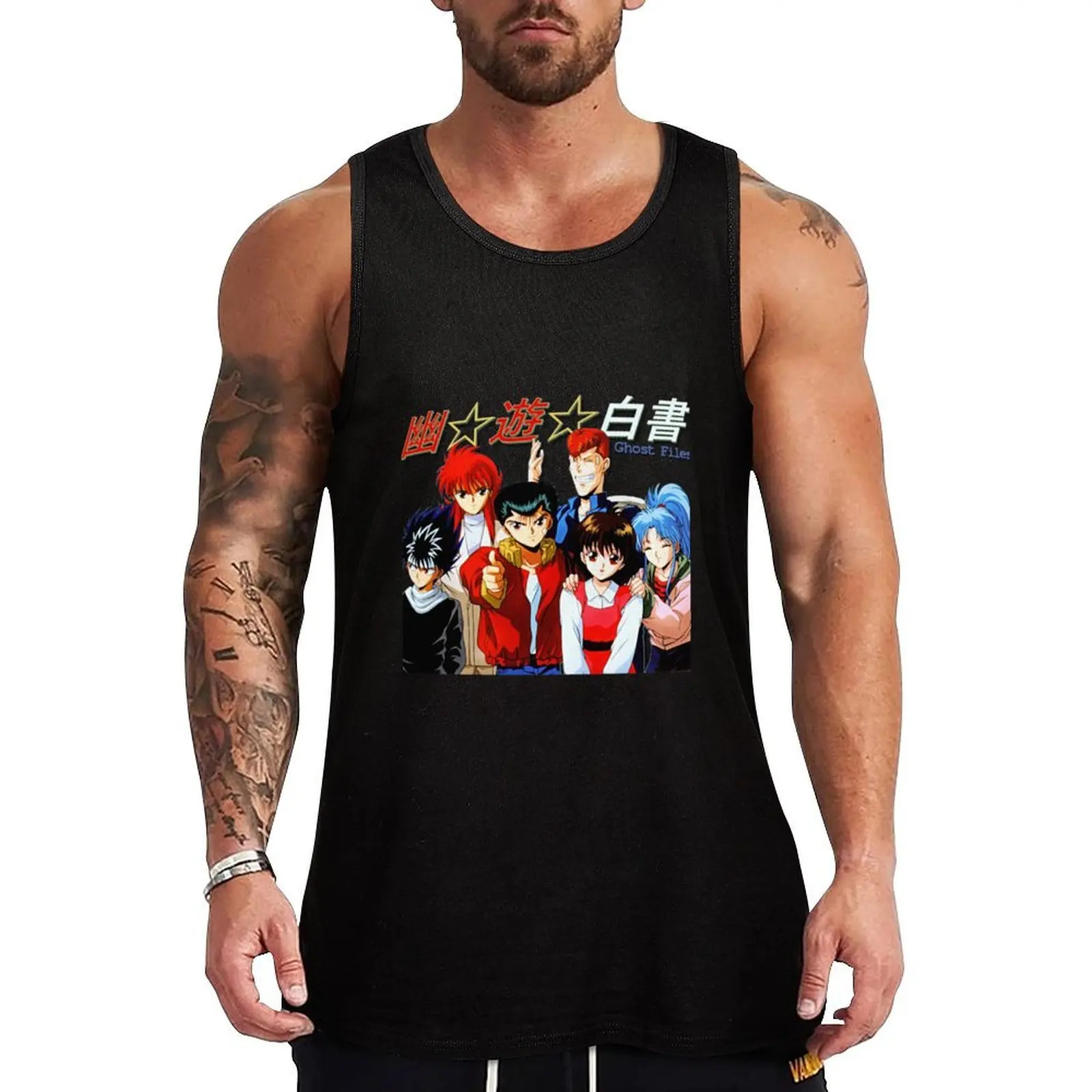 

Yu Yu Hakusho Gang Classic . Tank Top gym top T-shirt men anime clothes fitness