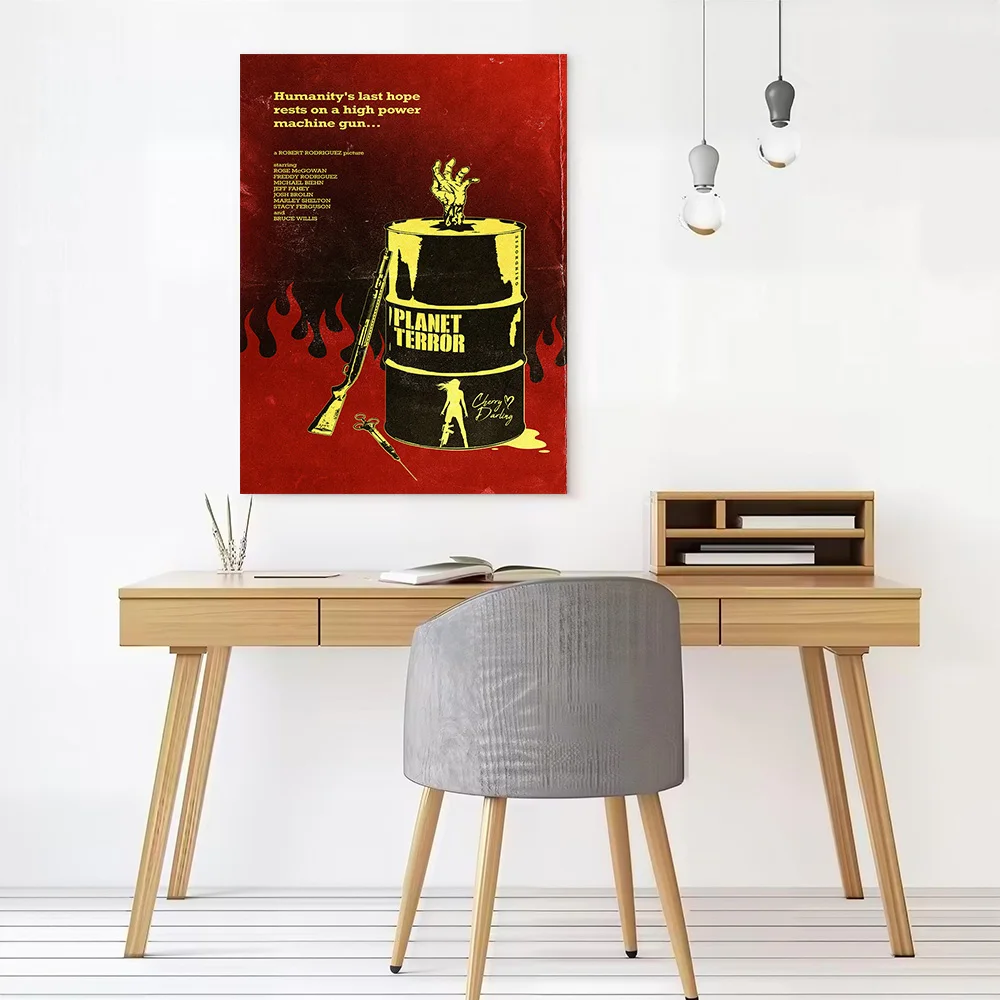 Planet Terror Canvas Wall Art Poster Custom Wall Paintings Personalized Photo Printing for Wand Deko Bedroom Painting Decor Room